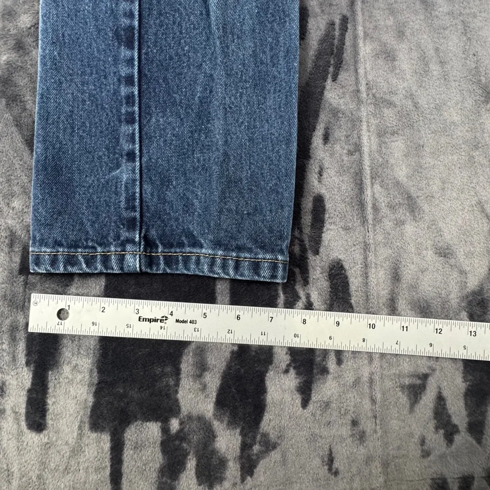 Levi's 505 Regular Fit Jeans Mens 30x32 Dark Wash Blue Straight Leg 00505-0216